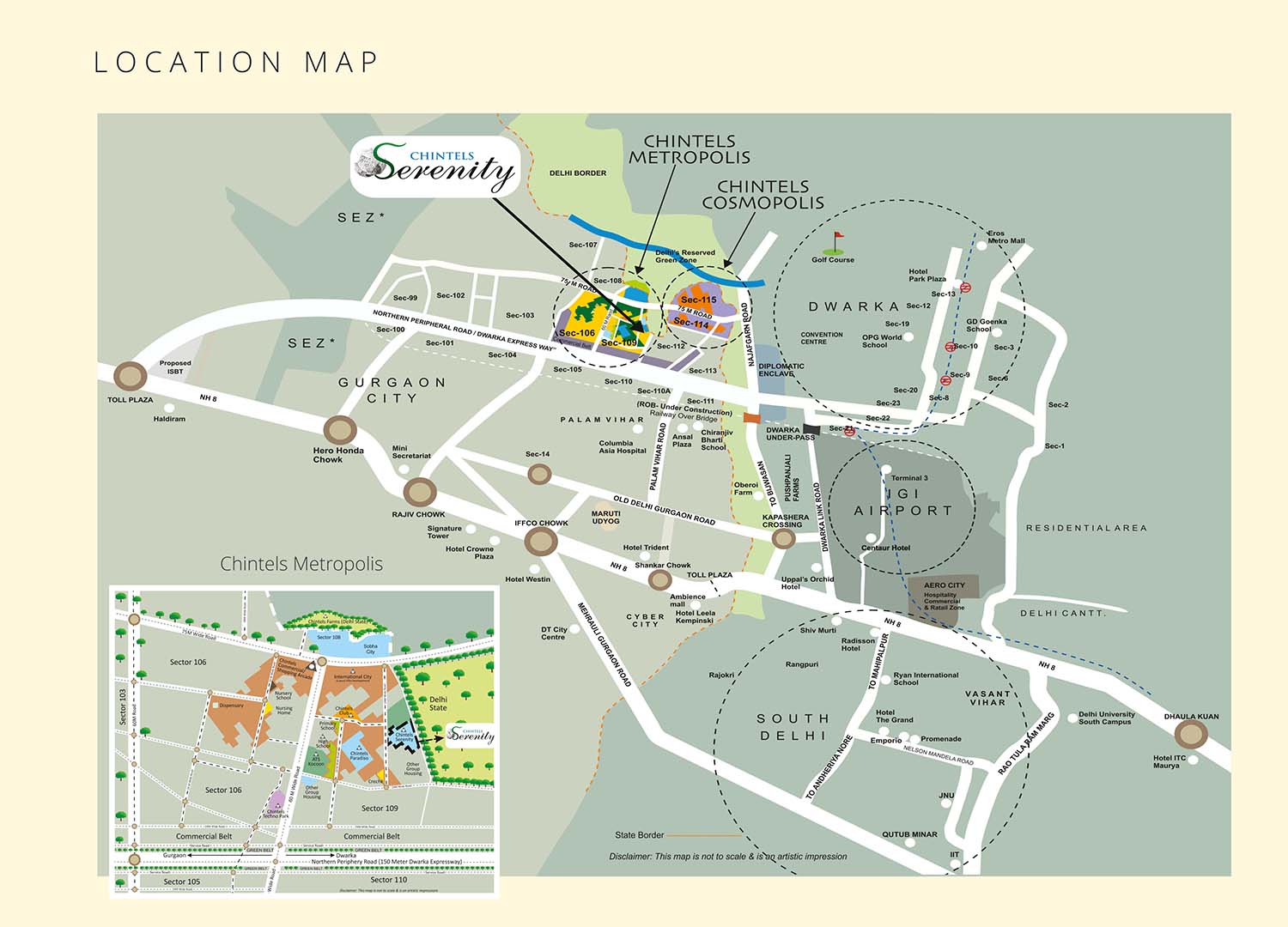 Chintels Serenity Sector 109 Gurgaon
