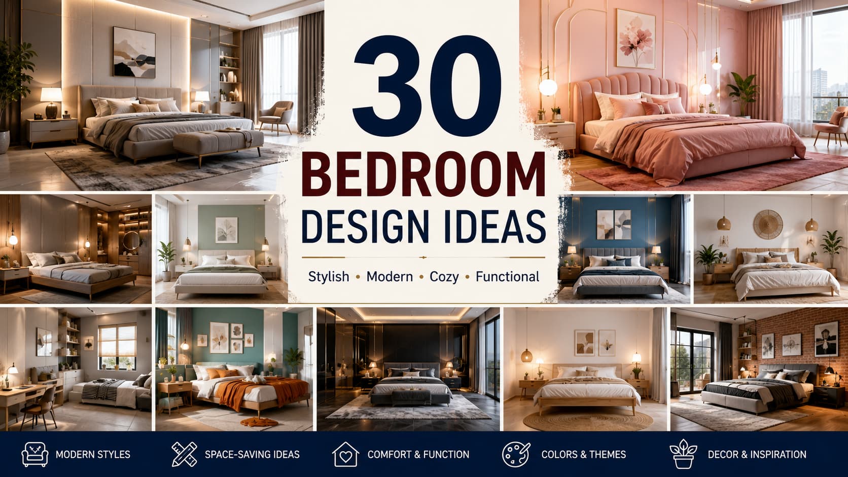 30 Bedroom Design Ideas for Modern & Stylish Homes