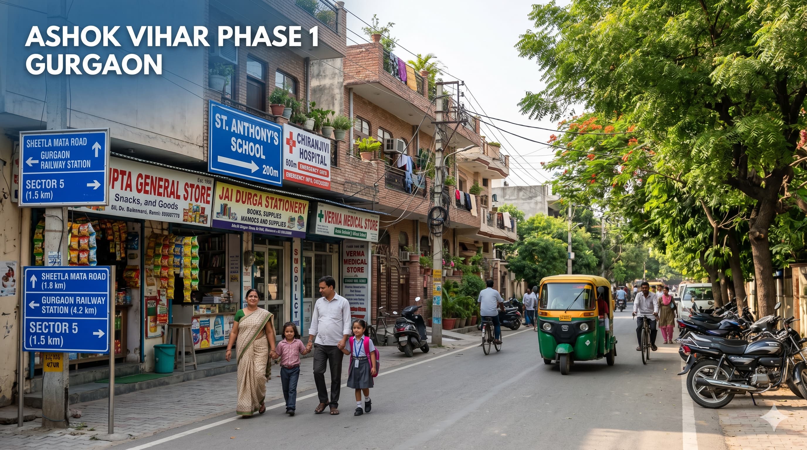 Ashok Vihar Phase 1 Gurgaon Area Details