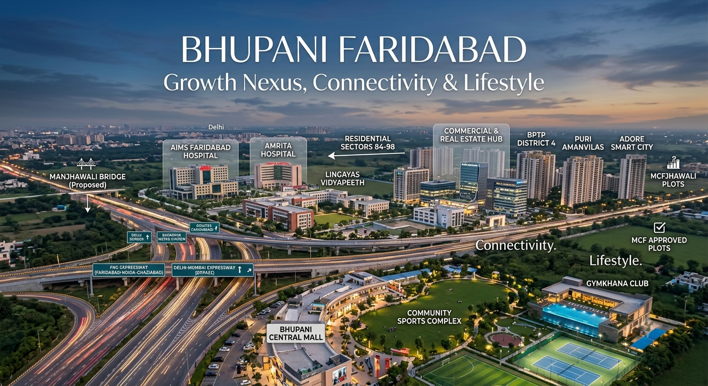 Bhupani Faridabad: Growth Nexus, Connectivity & Lifestyle