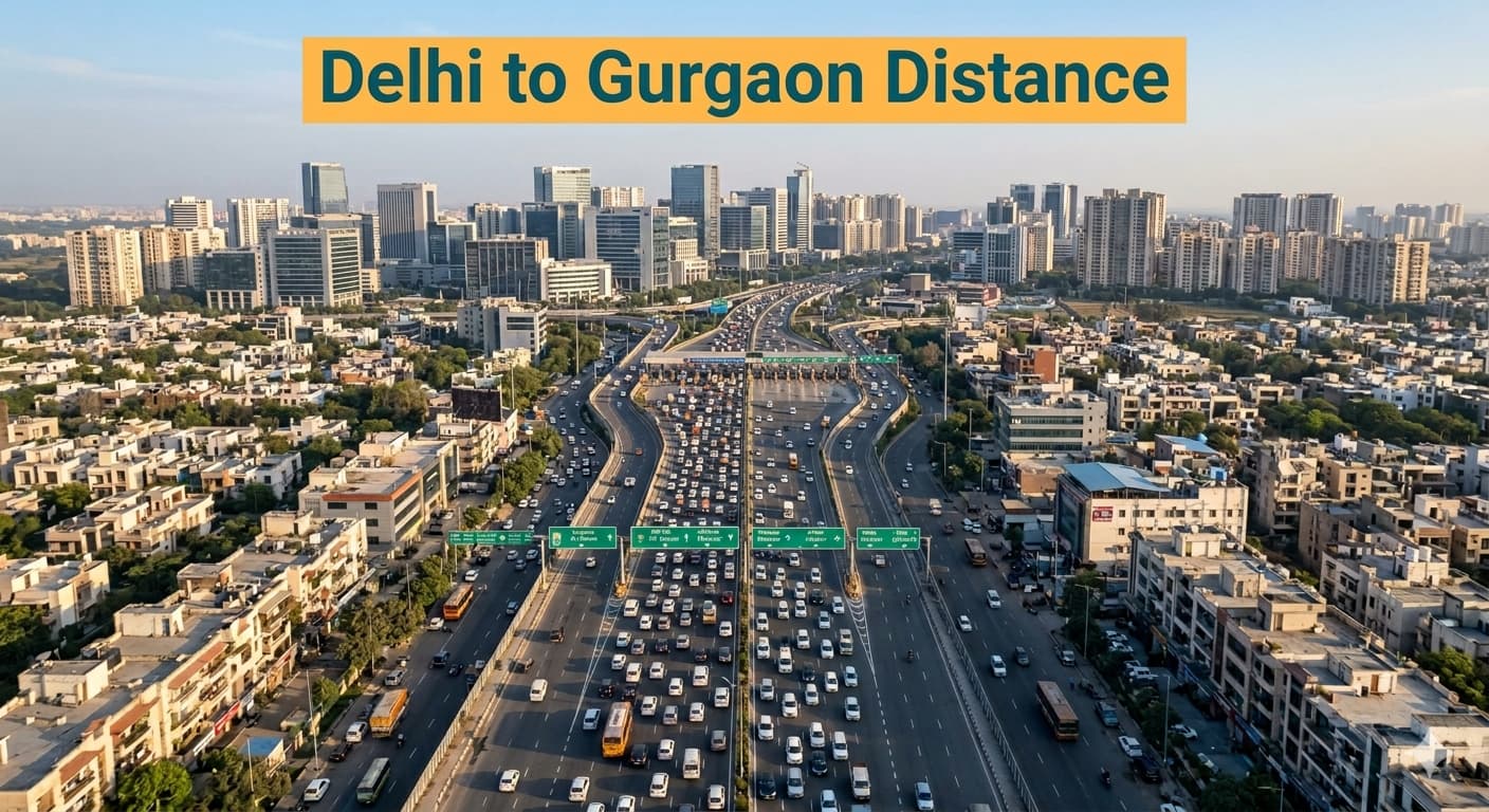 Delhi to Gurgaon Distance, Route, Travel Time Guide