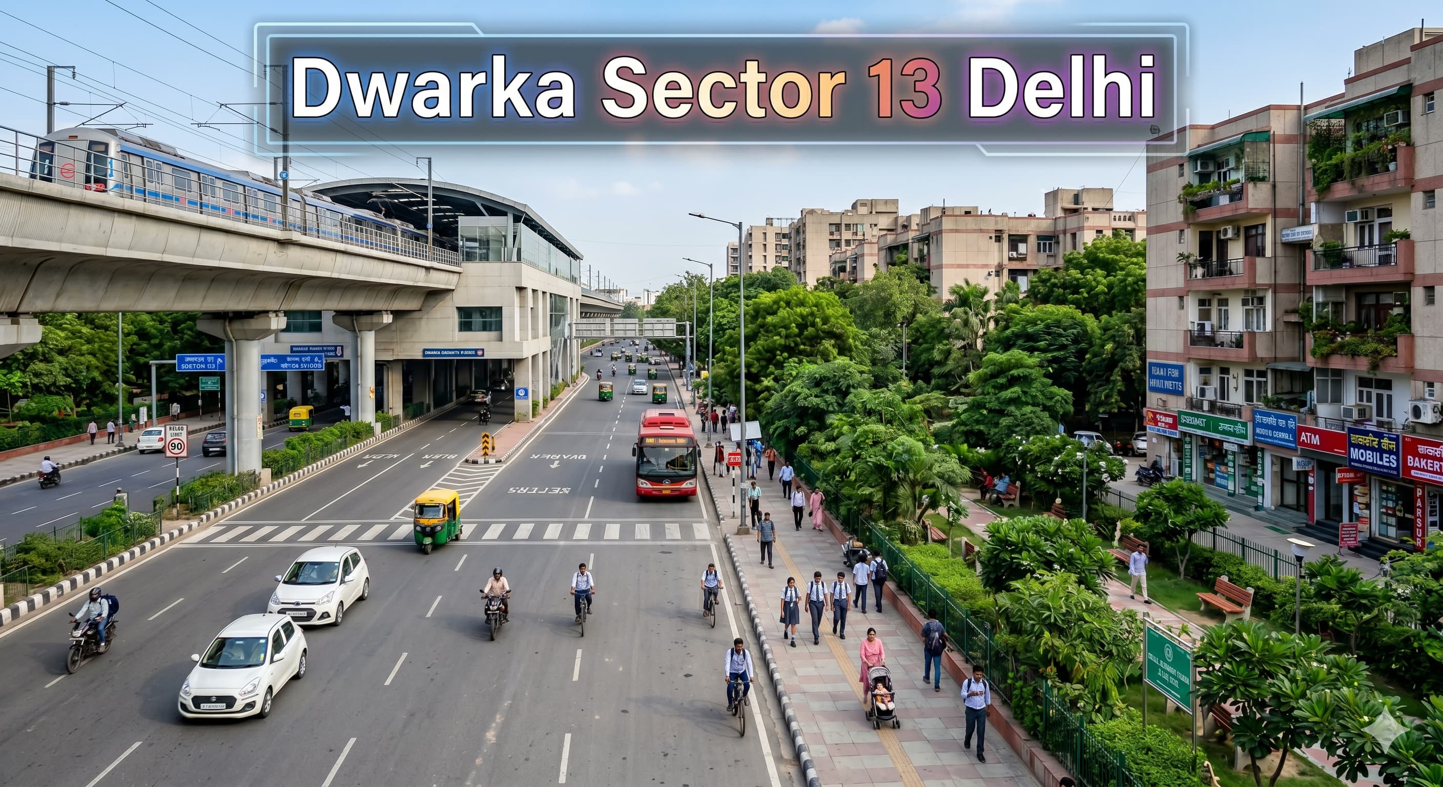 Dwarka Sector 13 Travel Flow and Daily Living Insight