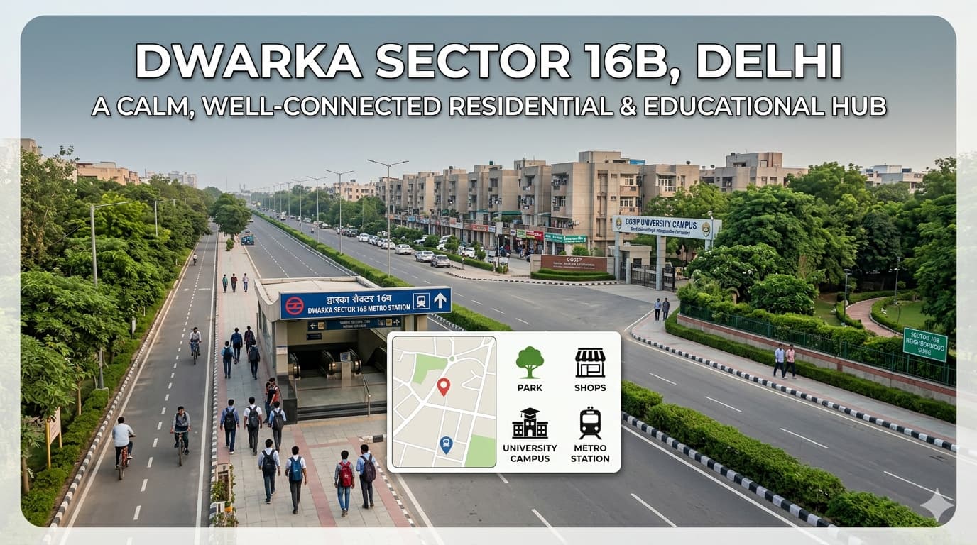 Dwarka Sector 16B Delhi Local Guide for Metro and Daily Routes