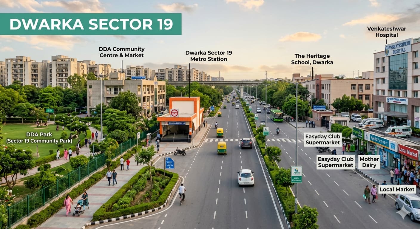 Dwarka Sector 19 A Simple Local Guide