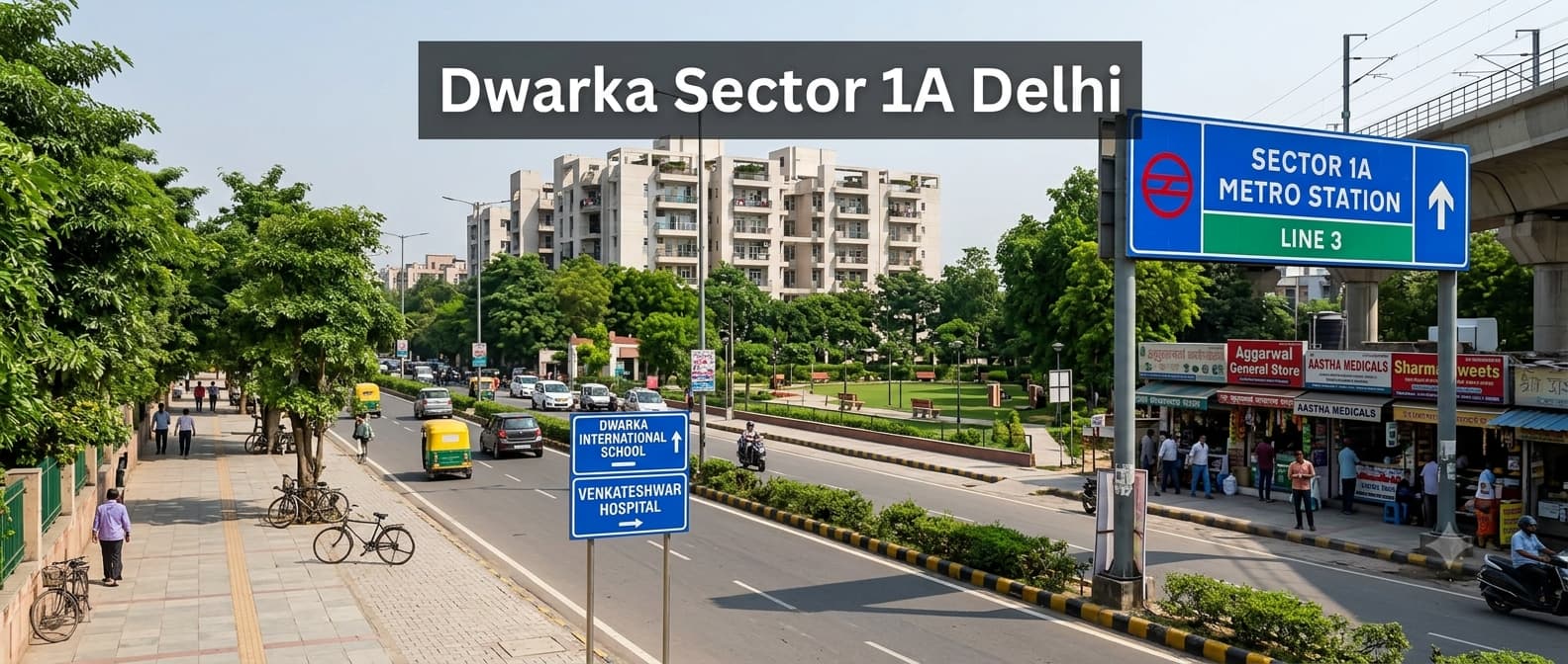 Dwarka Sector 1A Delhi: Soft-Lane Pocket With Daily Ease