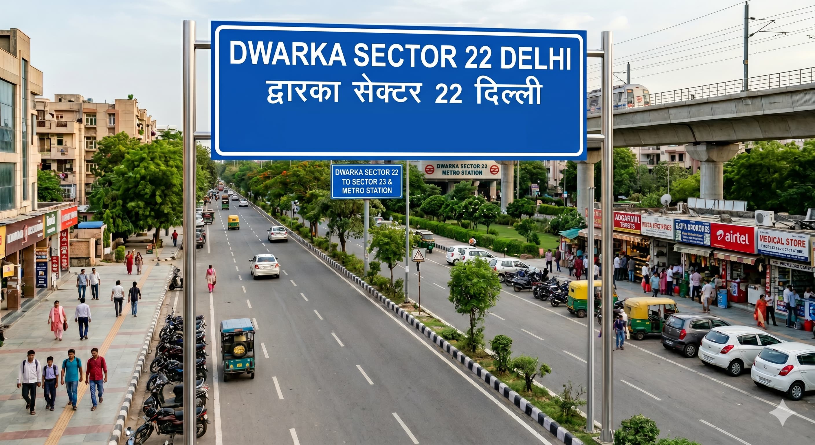 Dwarka Sector 22 Delhi Connectivity