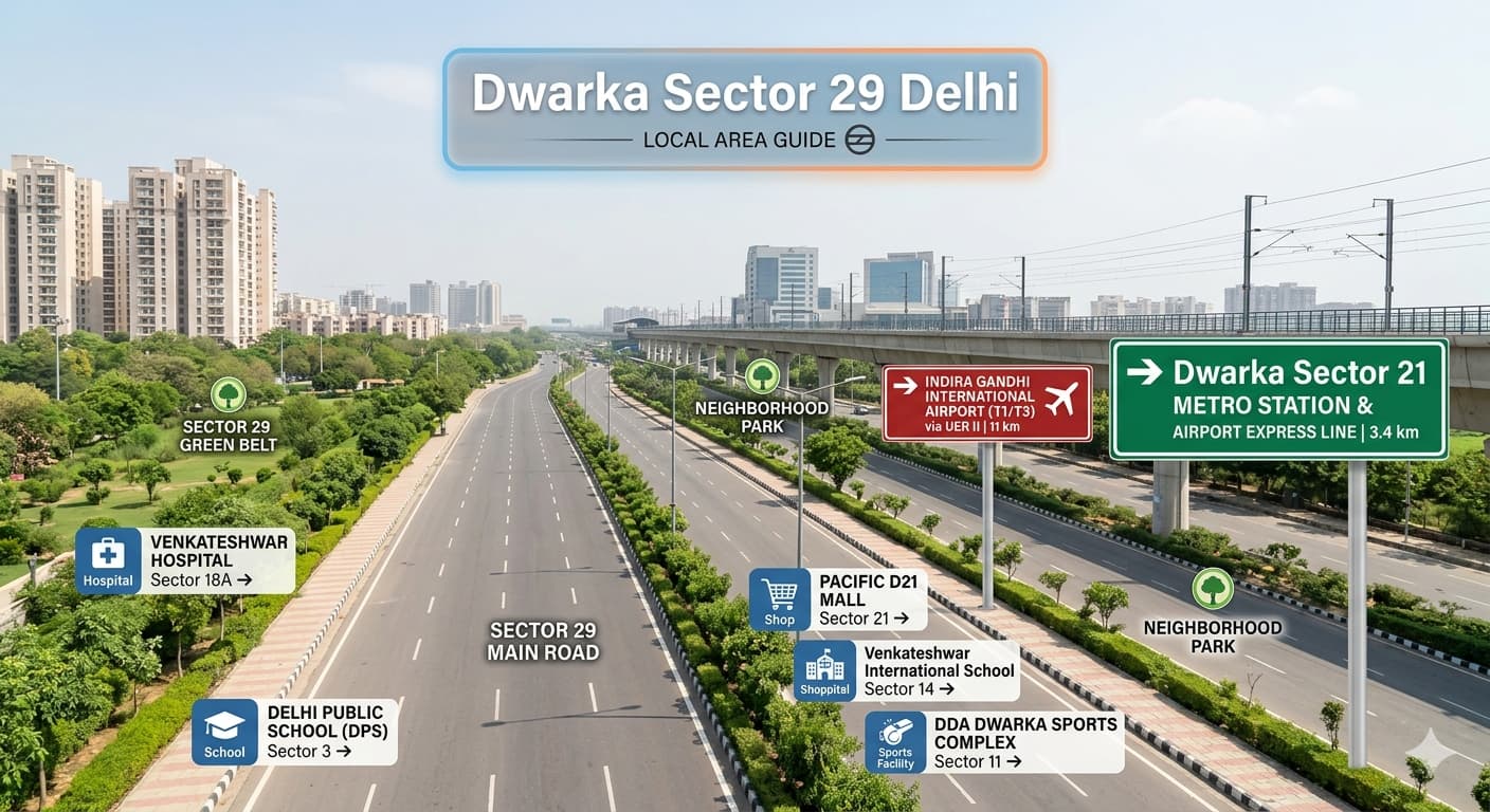 Dwarka Sector 29 Delhi: Airport-Edge Daily Guide
