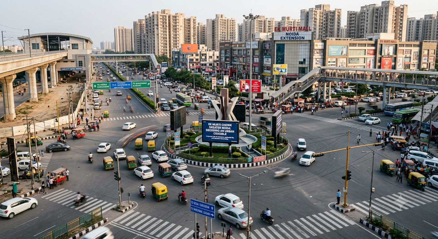Ek Murti Chowk Greater Noida: Decoding an Urban Crucible