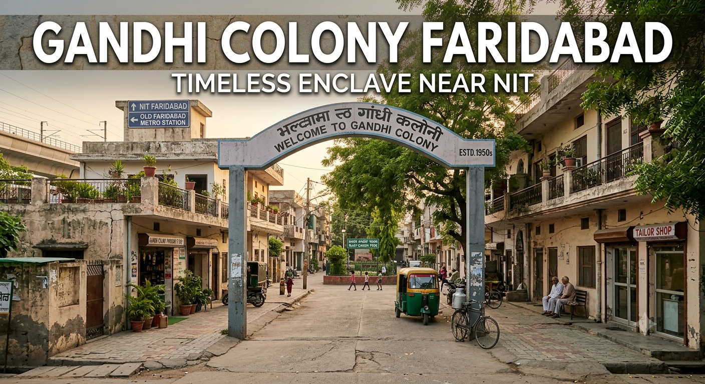Gandhi Colony Faridabad: Timeless Enclave Near NIT