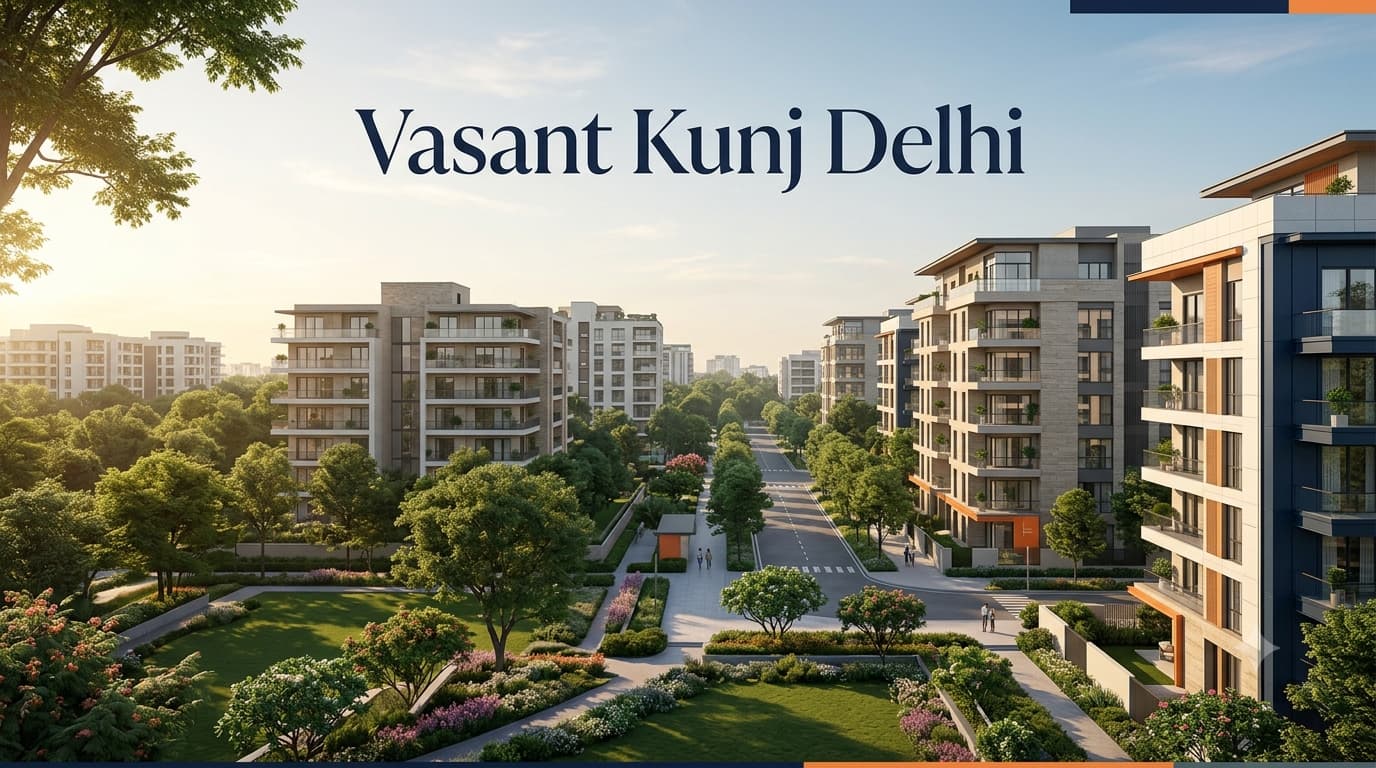 Vasant Kunj Delhi | Sectors, Green Setting & Urban Profile