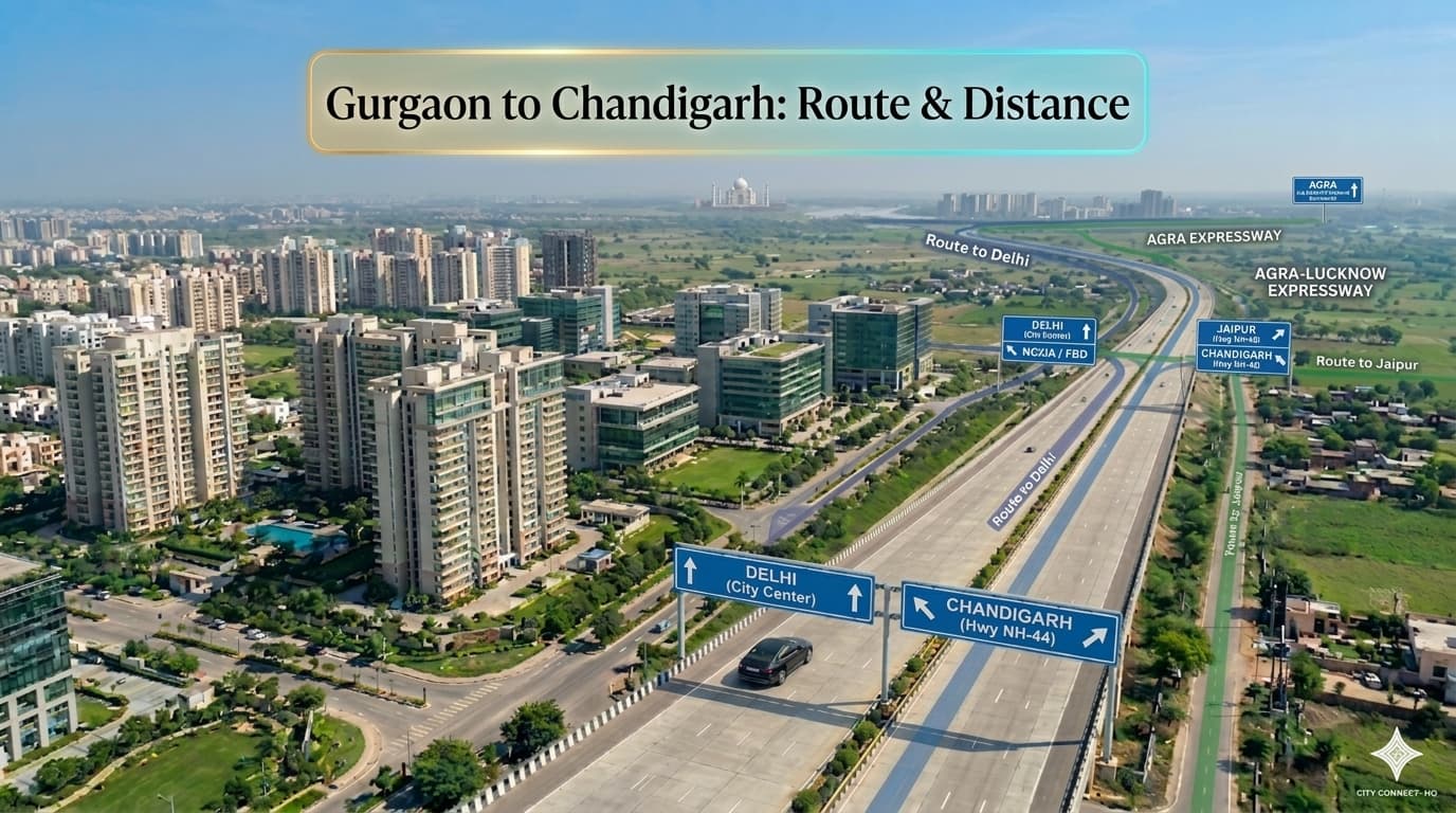 Gurgaon to Chandigarh Distance Travel Guide