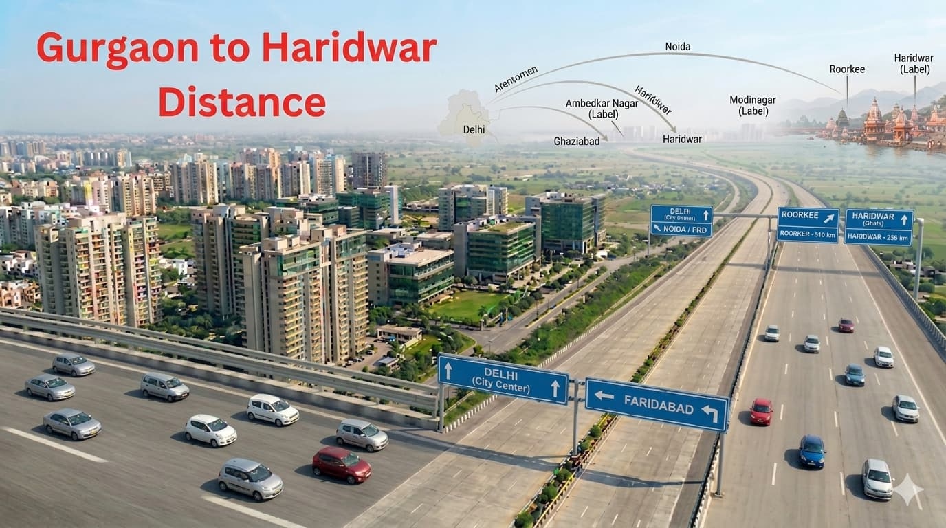 Gurgaon to Haridwar Distance, Route and Travel Guide