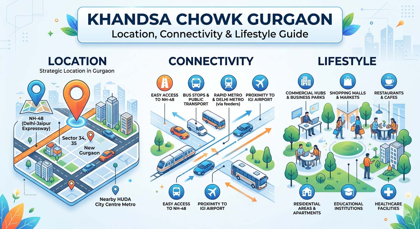 Khandsa Chowk Gurgaon: Location, Connectivity & Lifestyle Guide