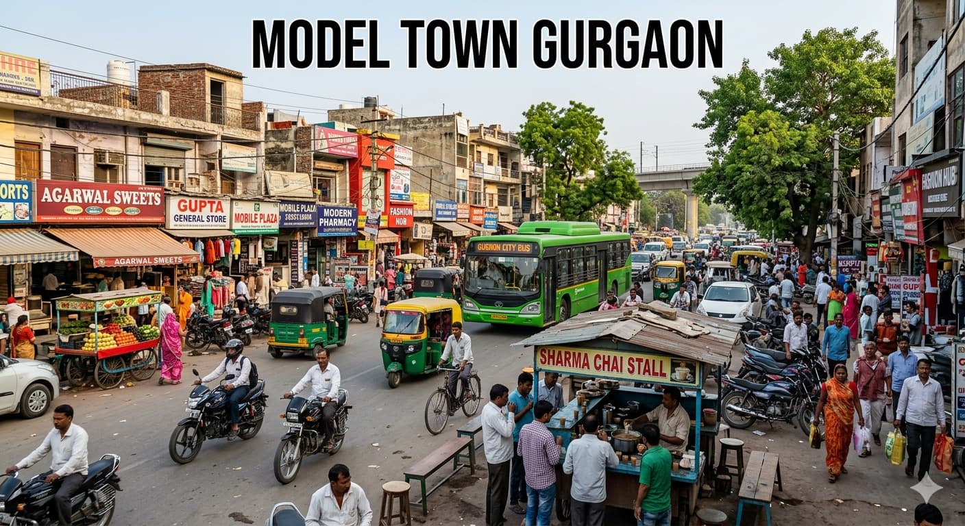Model Town Gurgaon Connects Routine Life