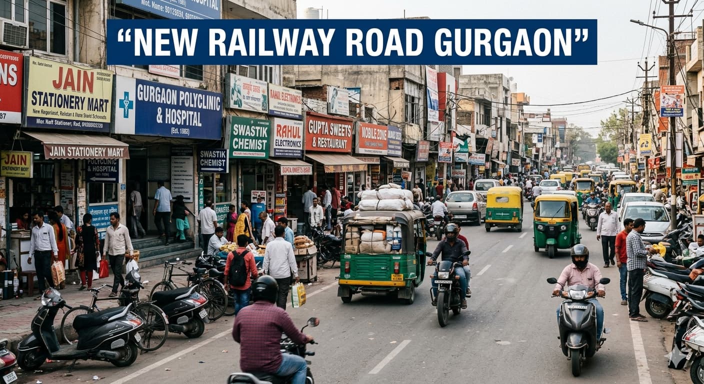 New Railway Road Gurgaon Guide for Daily City Movement