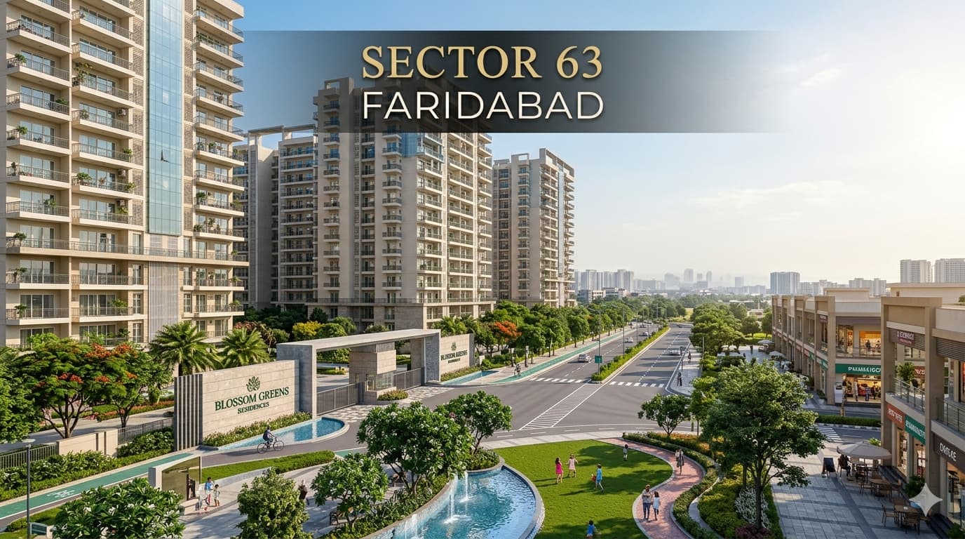 Sector 63 Faridabad: Commodious Spaces Amidst Tranquil Surroundings
