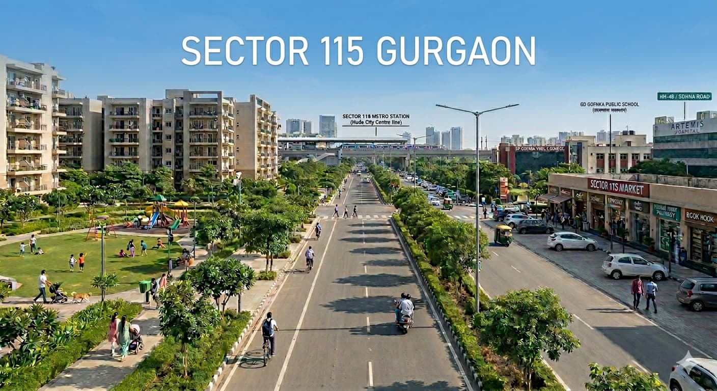 Sector 115 Gurgaon Connectivity & Green Living