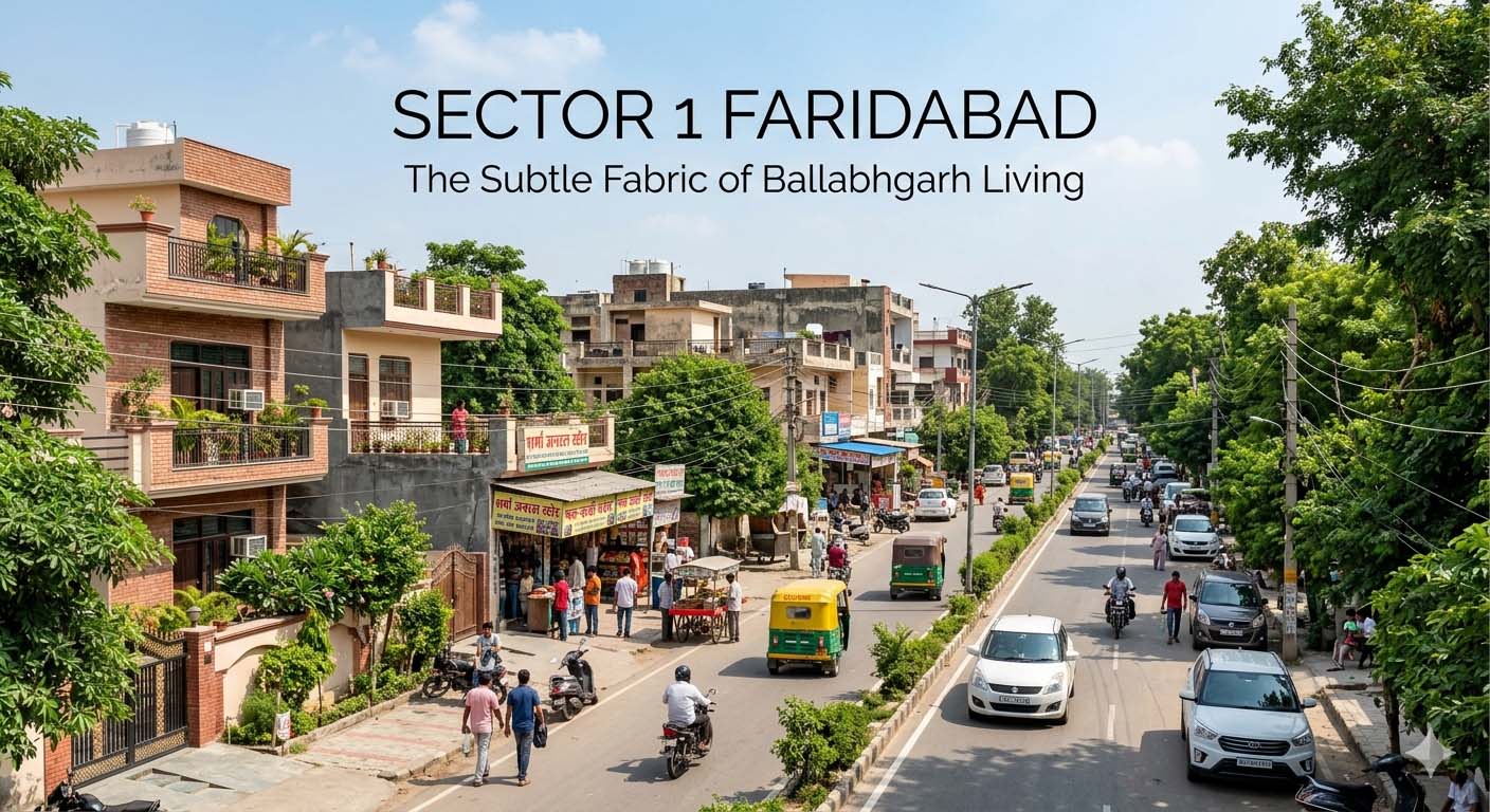 Sector 1 Faridabad: The Subtle Fabric of Ballabhgarh Living