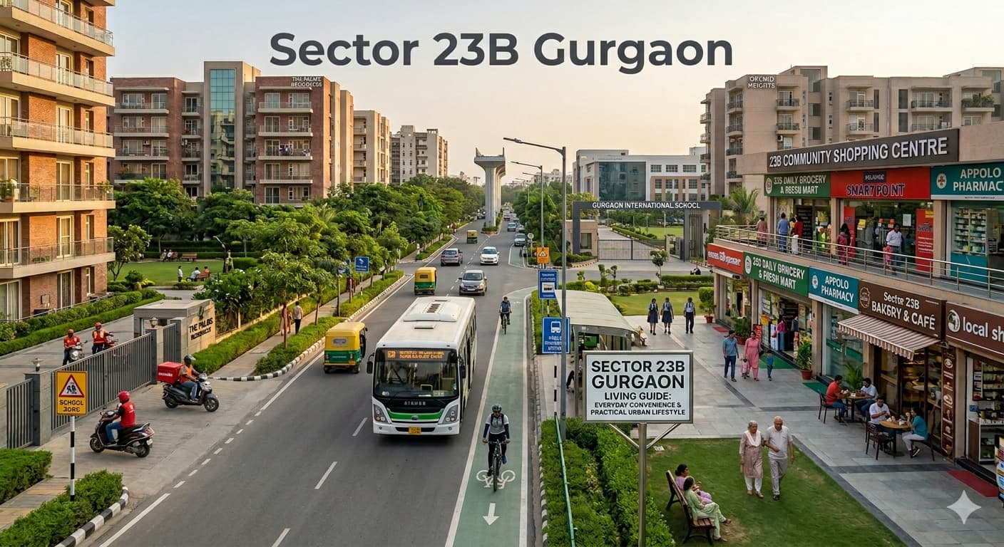 Sector 23B Gurgaon Convenience and Practical Lifestyle