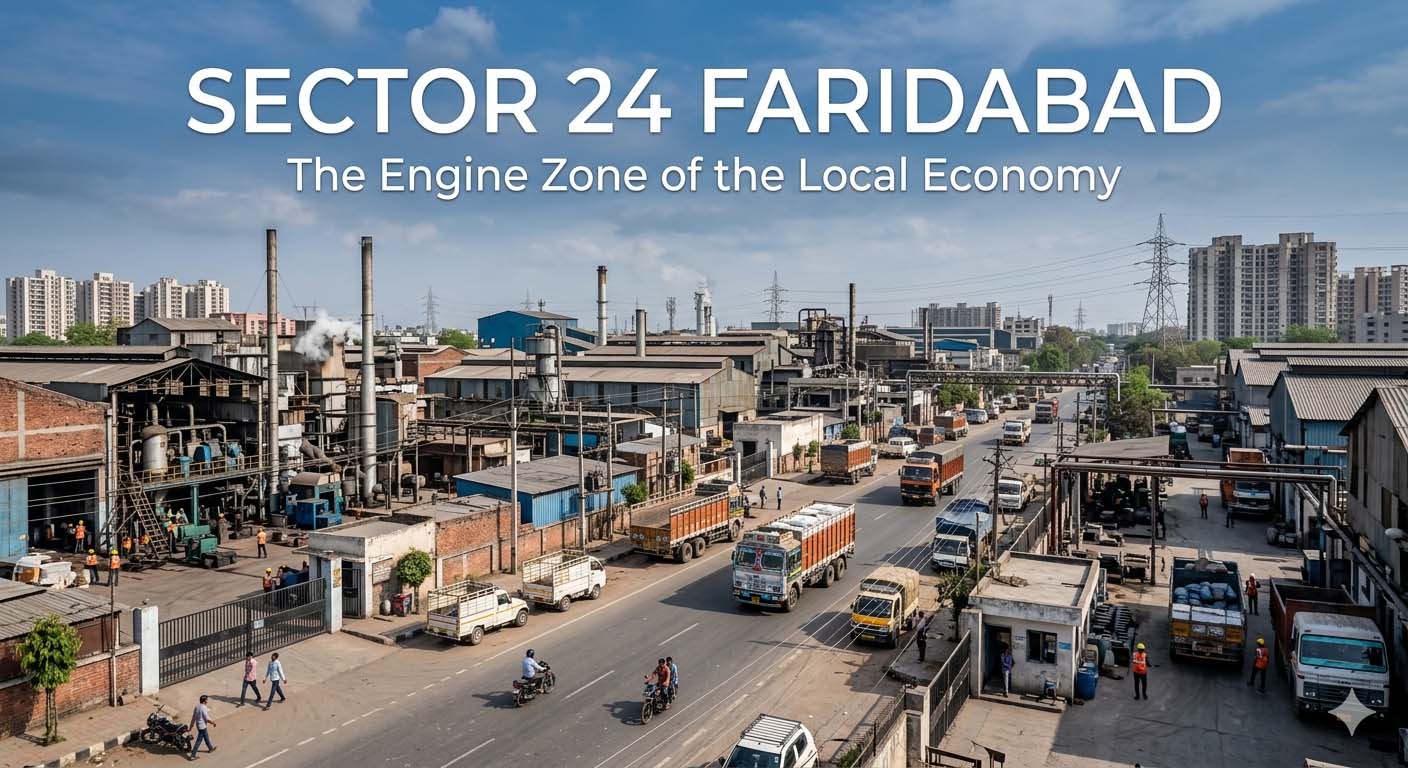 Sector 24 Faridabad: The Engine Zone of the Local Economy