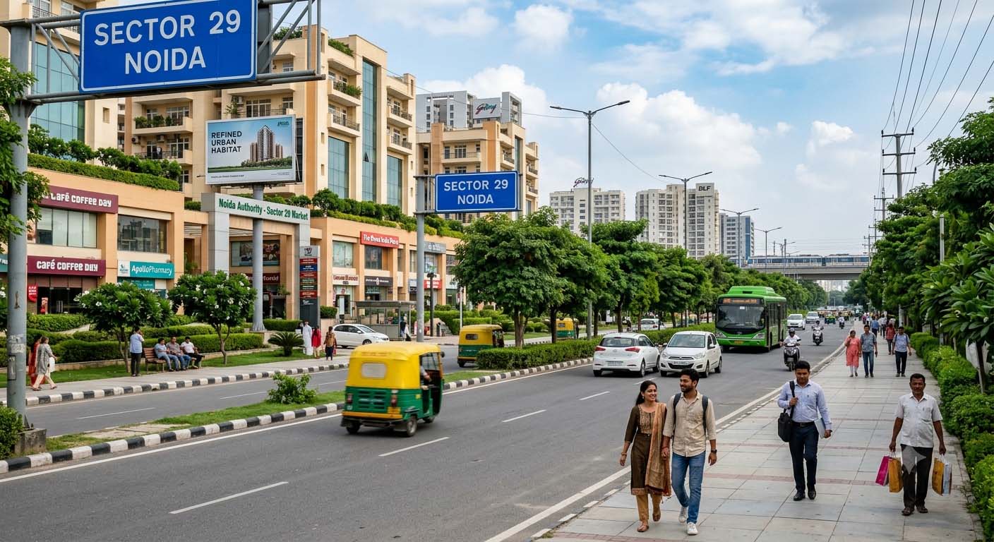 Sector 29 Noida: Decoding a Refined Urban Habitat