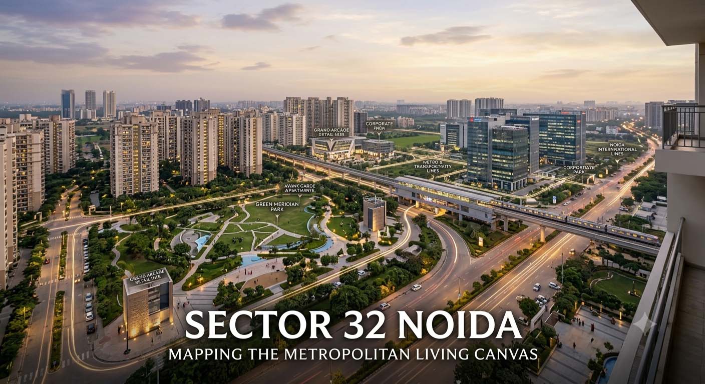 Sector 32 Noida: Mapping the Metropolitan Living Canvas