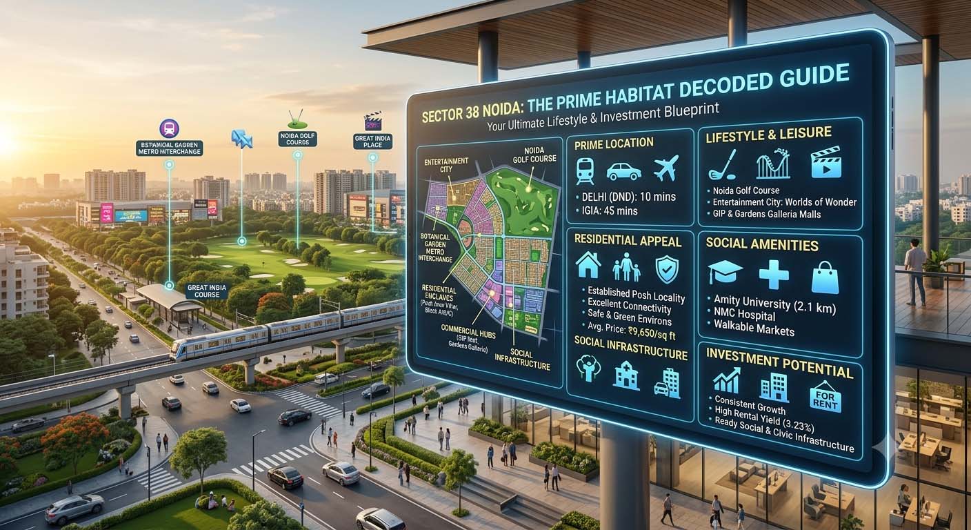 Sector 38 Noida: The Prime Habitat Decoded Guide