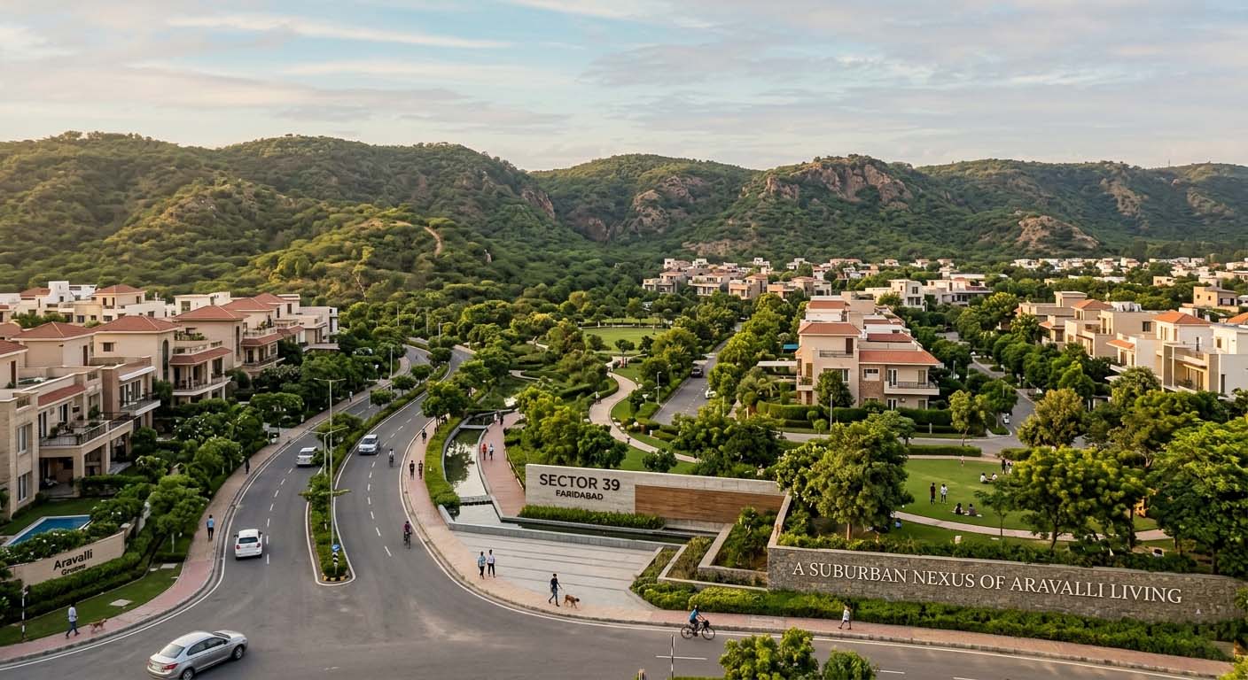 Sector 39 Faridabad: A Suburban Nexus of Aravalli Living