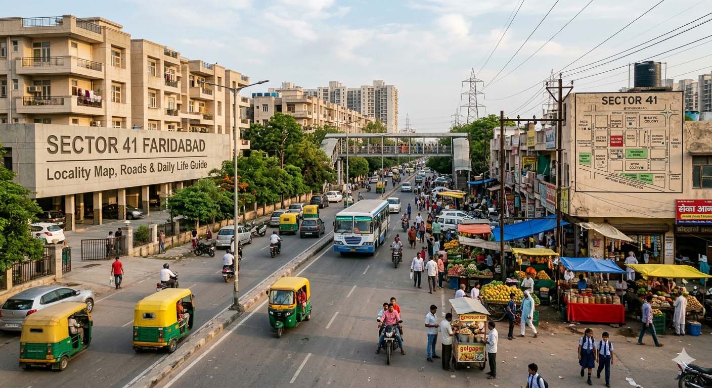 Sector 41 Faridabad: Locality Map, Roads & Daily Life Guide