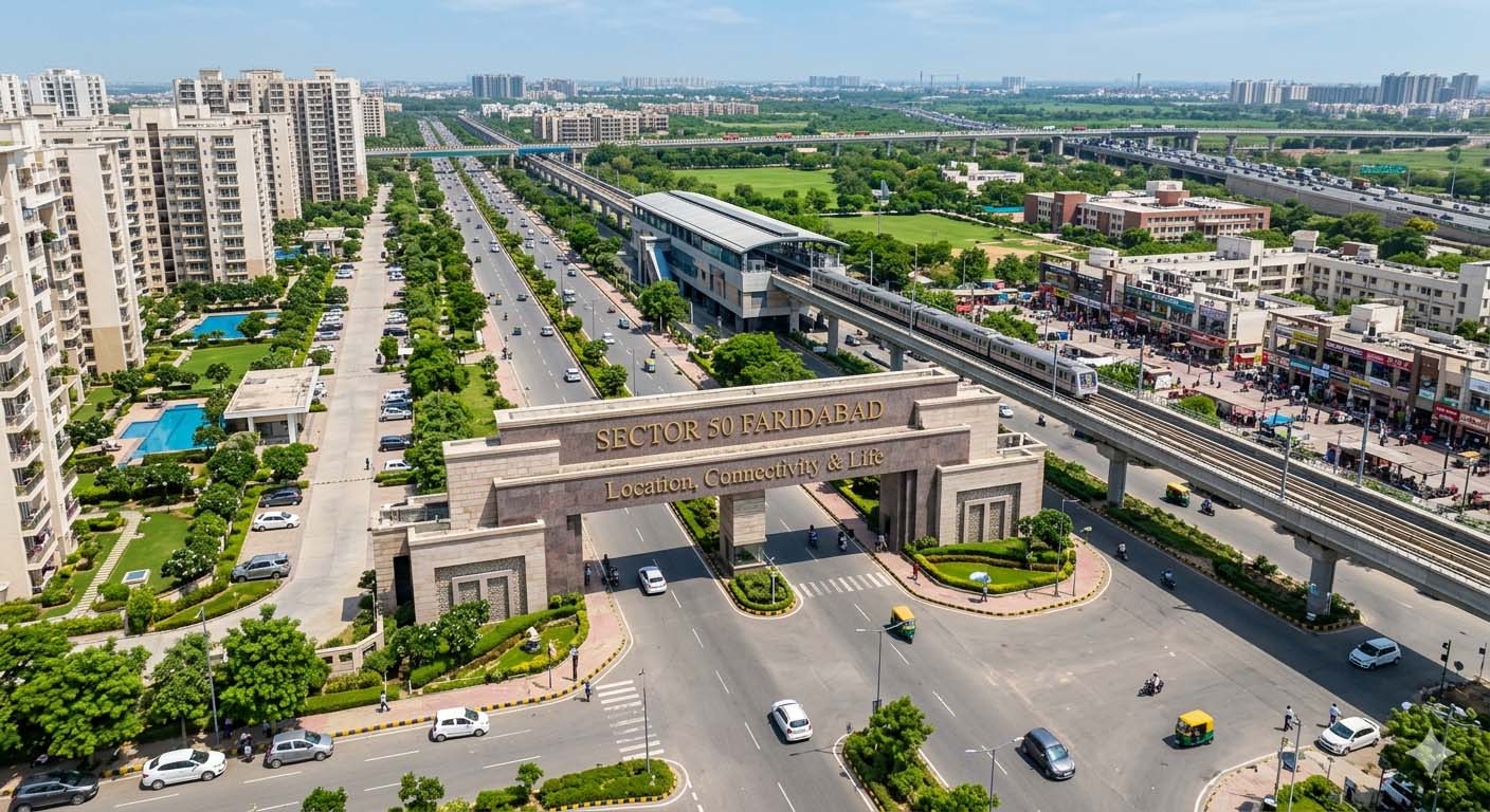 Sector 50 Faridabad Guide: Location, Connectivity & Life
