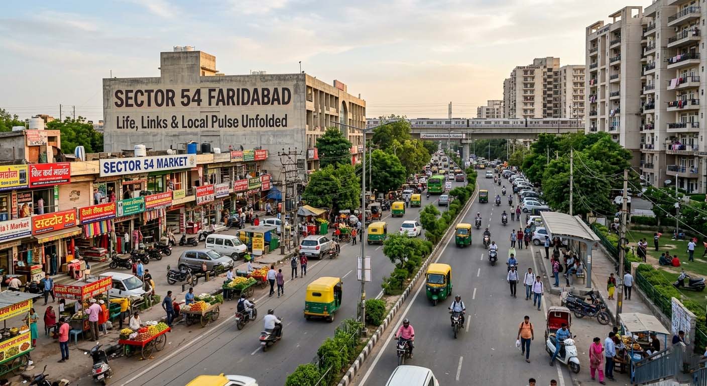 Sector 54 Faridabad: Life, Links & Local Pulse Unfolded