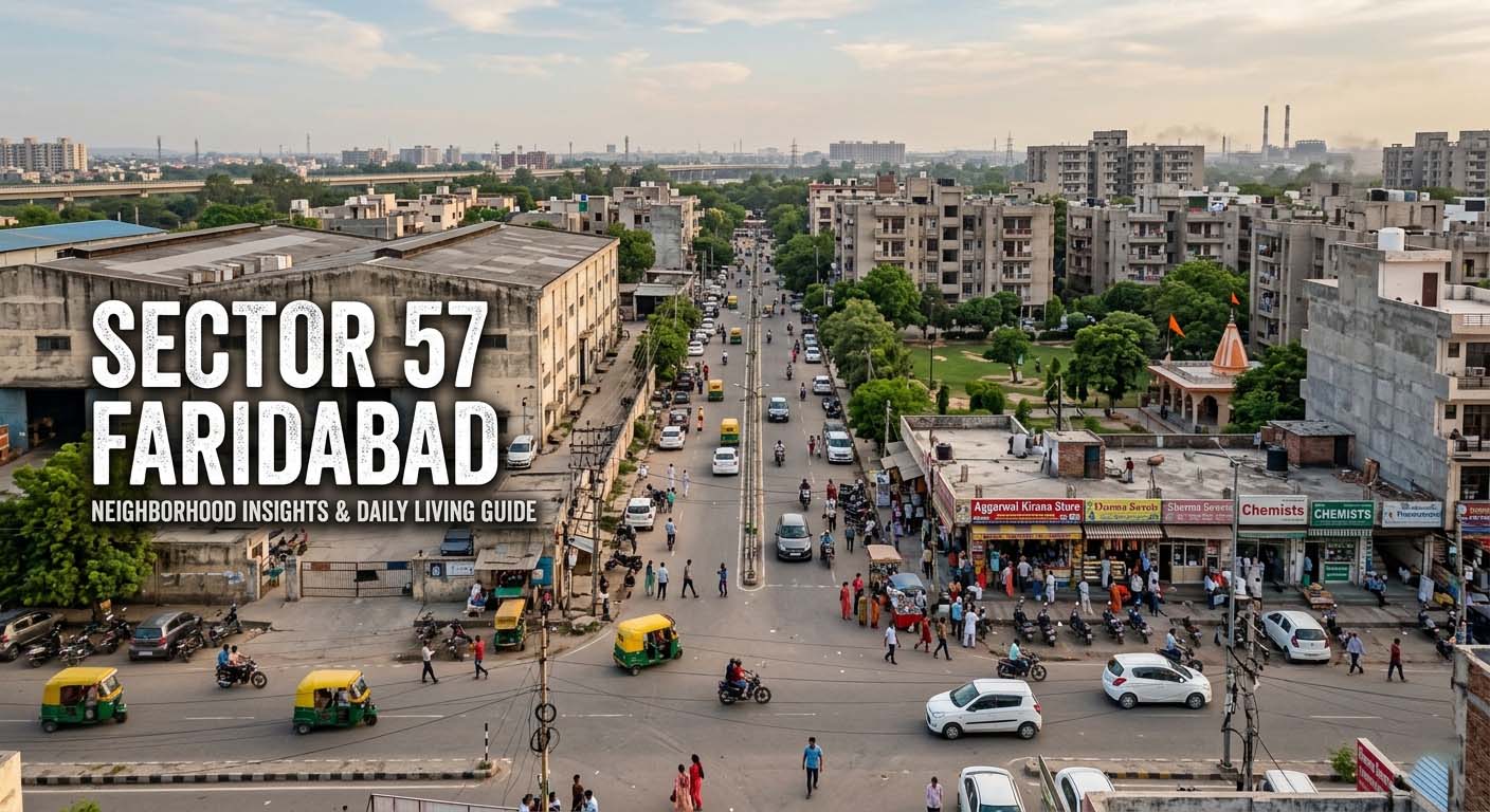 Sector 57 Faridabad: Industrial Pulse, Urban Comfort