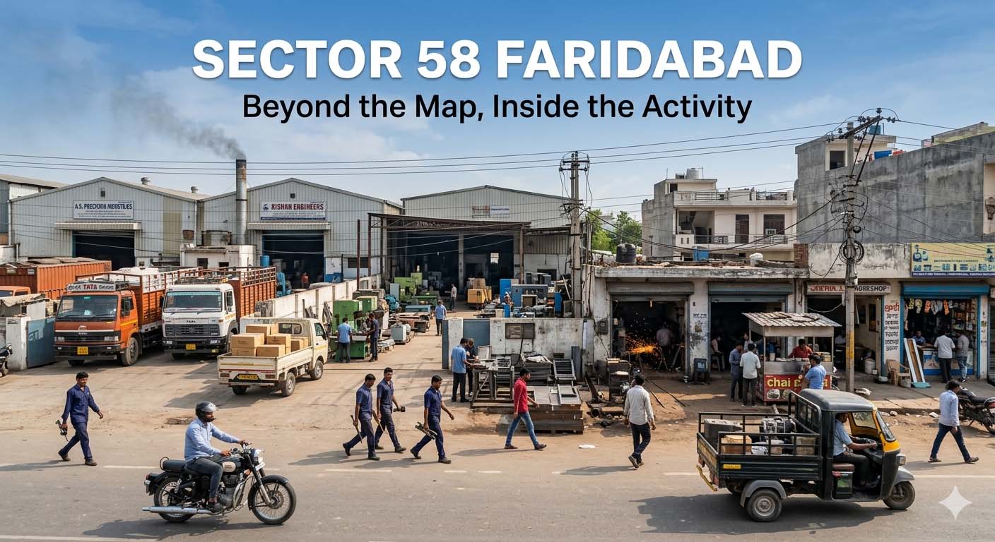Sector 58 Faridabad: Beyond the Map, Inside the Activity