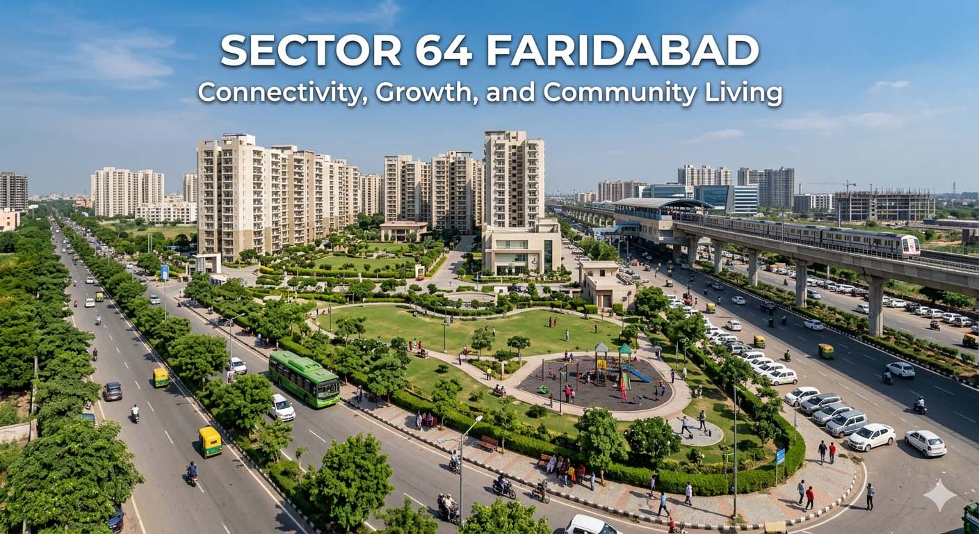 Sector 64 Faridabad: A Synergistic Blend of Work & Homes
