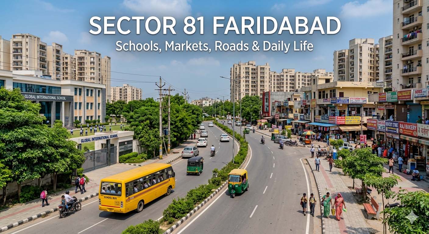 Sector 81 Faridabad: Schools, Markets, Roads & Daily Life