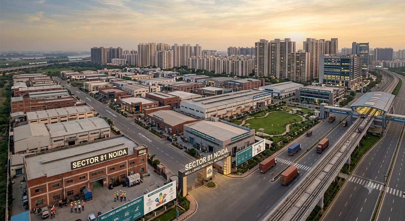 Sector 81 Noida: A Well-Linked Industrial Microdistrict