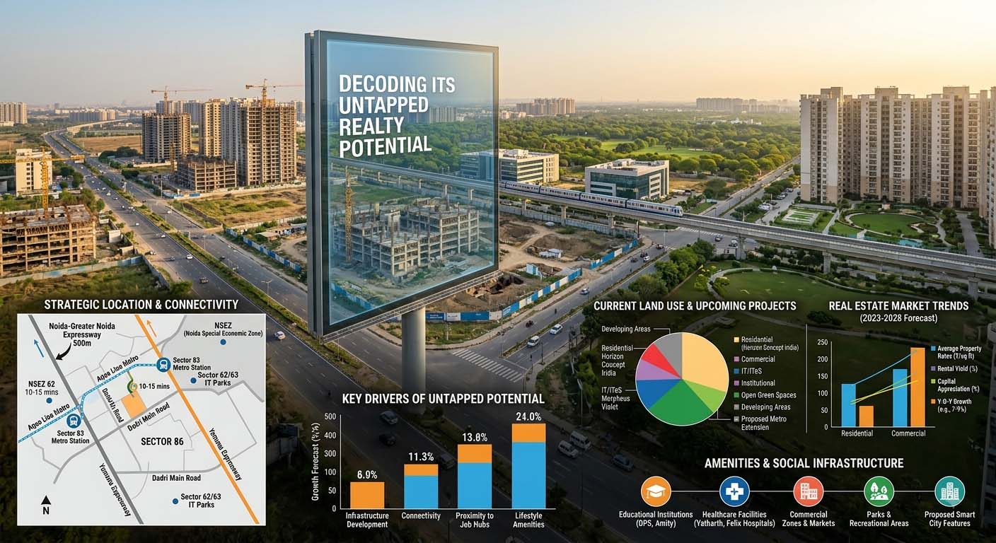 Sector 86 Noida: Decoding Its Untapped Realty Potential