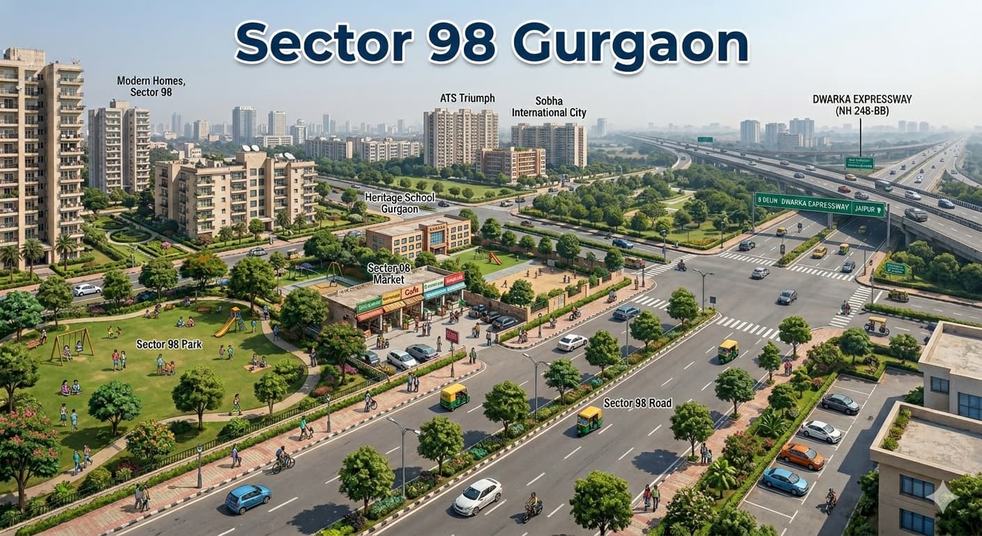 Sector 98 Gurgaon Guide: Location & Connectivity