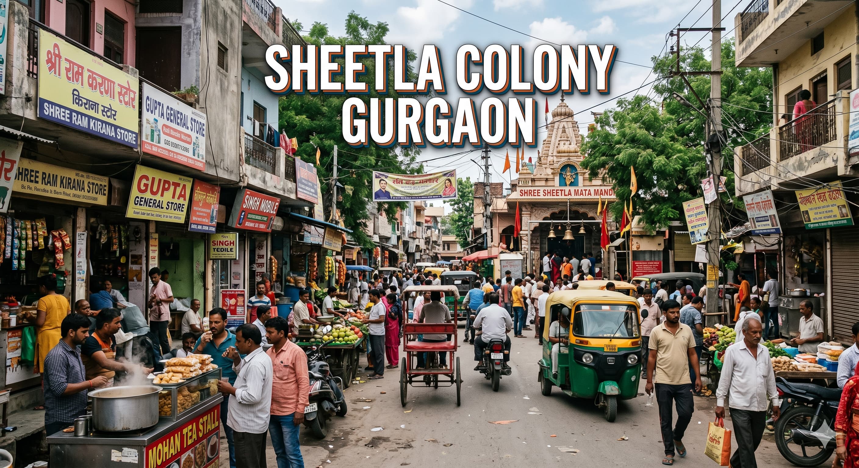 Sheetla Colony Gurgaon Feels Different After Sunset
