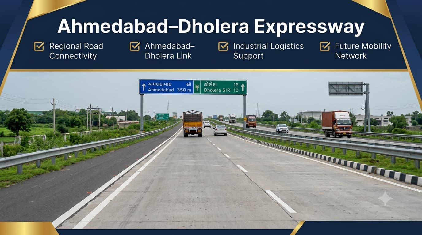 Ahmedabad Dholera Expressway Route Map Guide