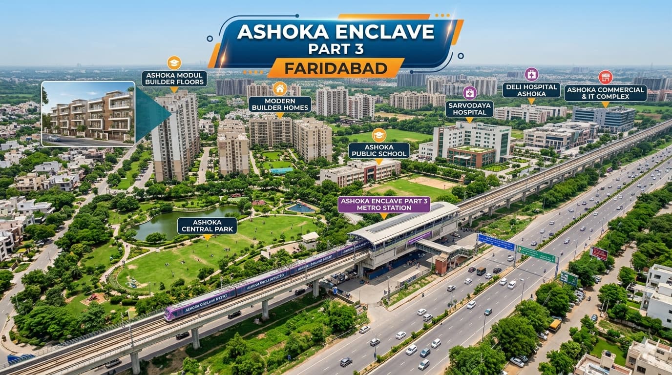 Ashoka Enclave Part 3 Faridabad Complete Local Guide