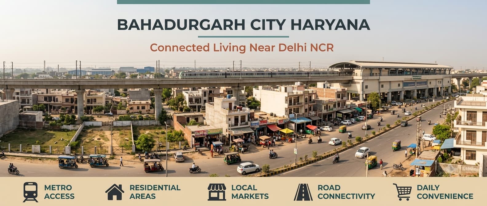Bahadurgarh City Haryana | Urban Landscape, Homes & Growth