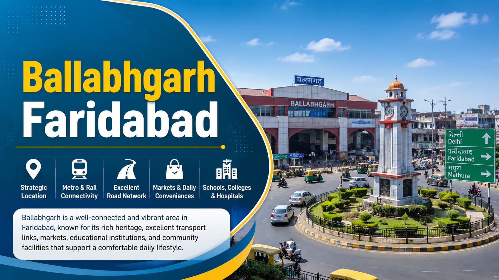 Ballabhgarh, Faridabad: Complete Locality Guide, Connectivity & Daily Life