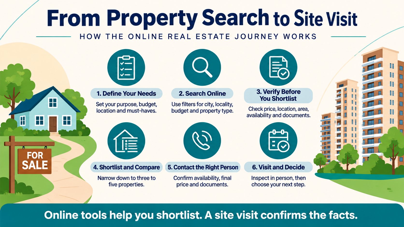 From Property Search to Site Visit: How the Online Real Estate Journey Works