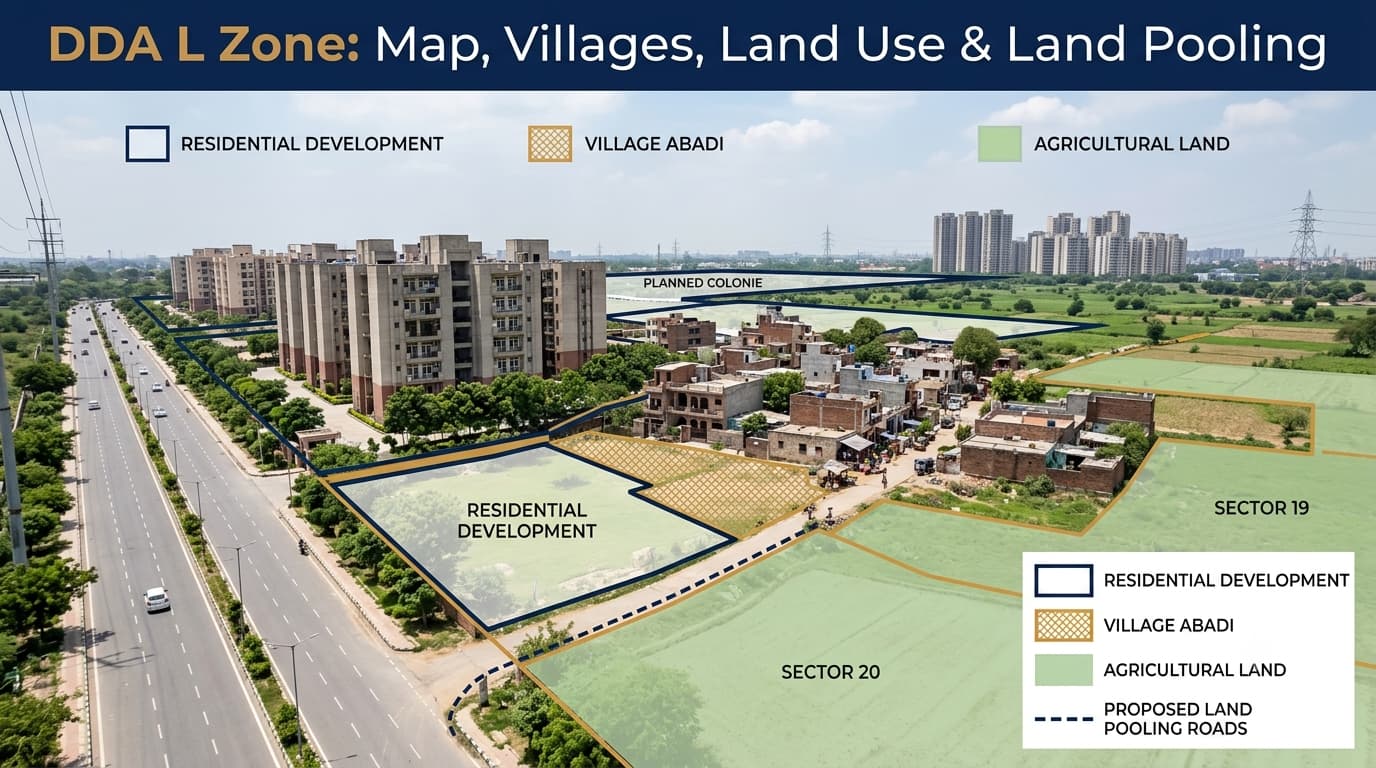 Delhi L Zone: Village List, Map, Plots & Property Guide