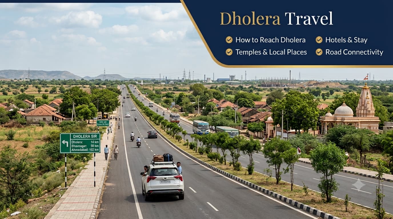 Dholera Travel Routes: Hotels, Temples & Places to Visit