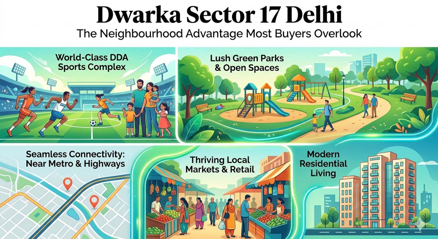 Dwarka Sector 17 Delhi: The Neighbourhood Advantage Most Buyers Overlook