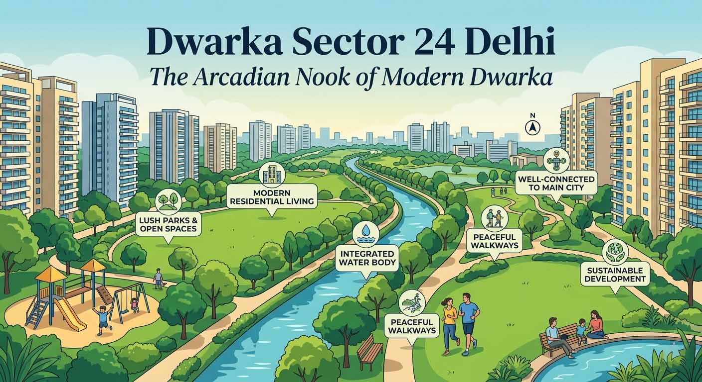 Dwarka Sector 24 Delhi: The Arcadian Nook of Modern Dwarka
