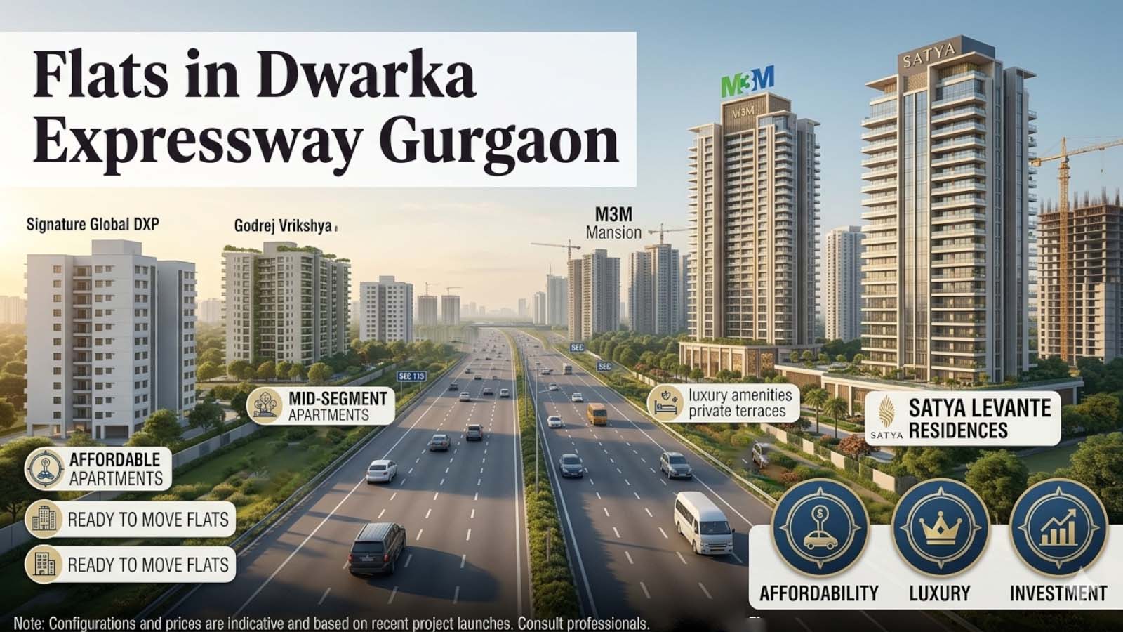 Flats in Dwarka Expressway Gurgaon – Affordable, Luxury & Ready to Move Options
