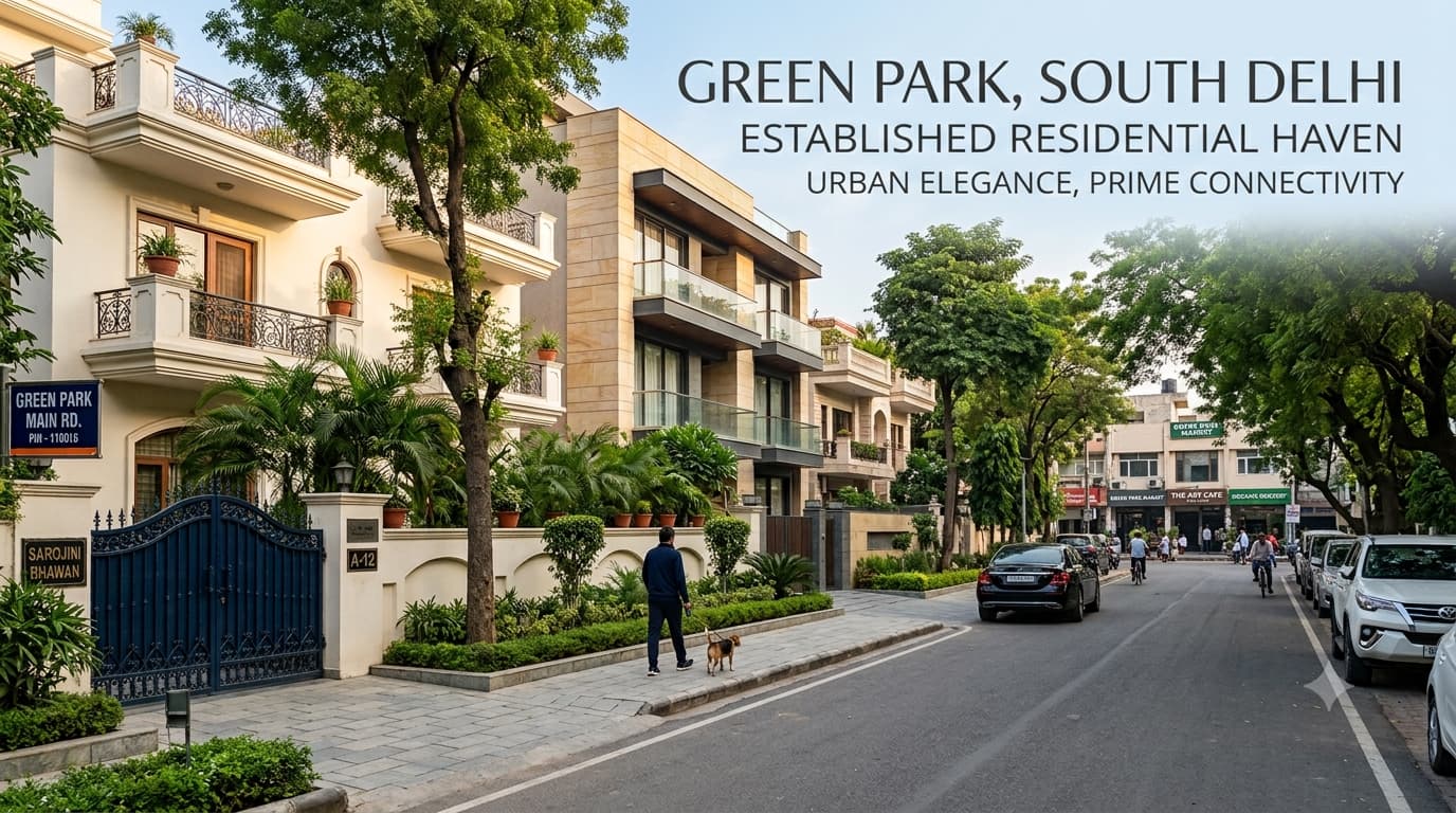 Green Park Delhi Market Matrix for South Delhi Living